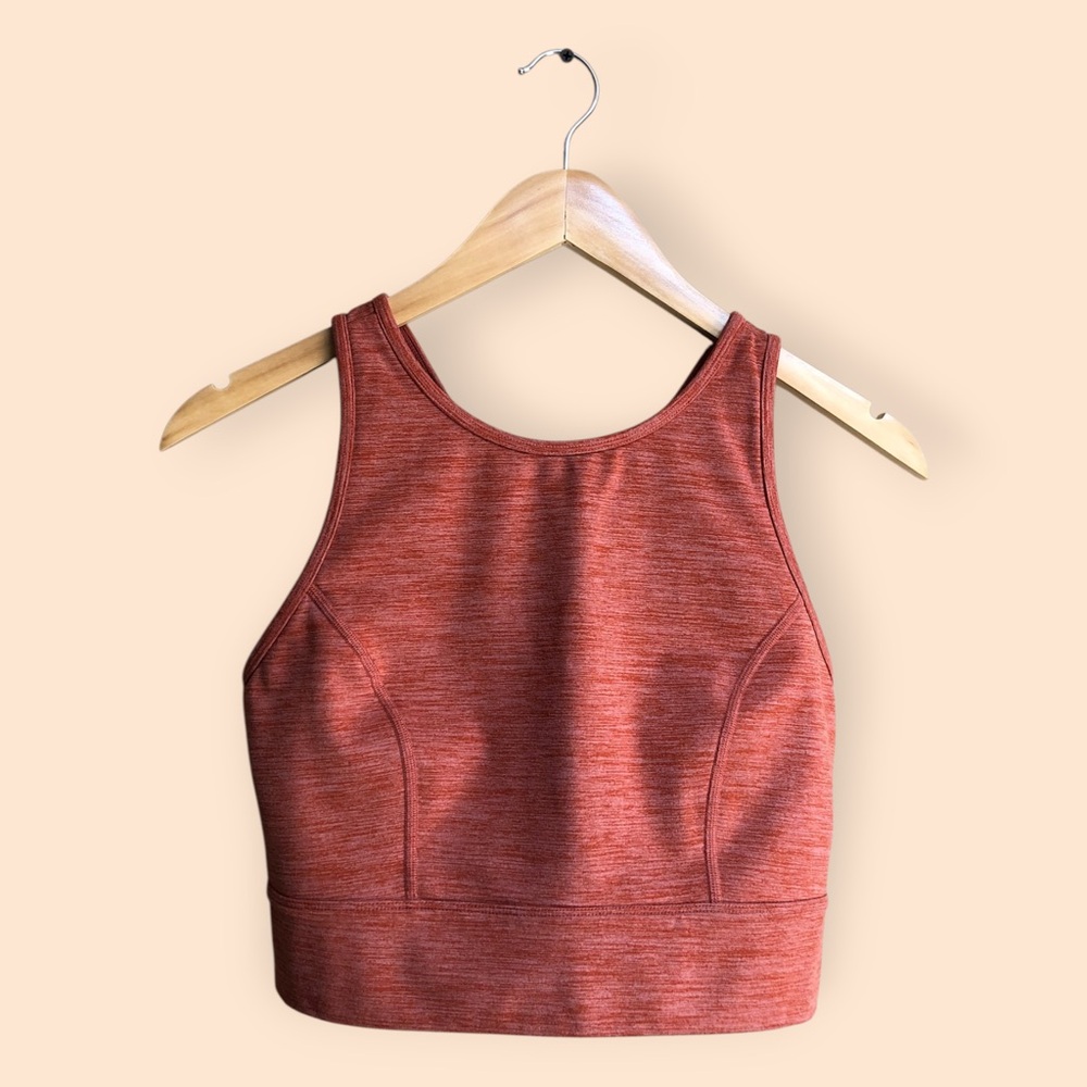 JoyLab Orange Activewear Crop Top Racerback Tank Bra Top Comfort Women’s Large
